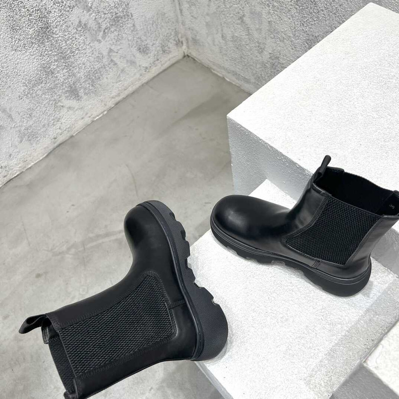 B**rry leather creeper chelsea boots black