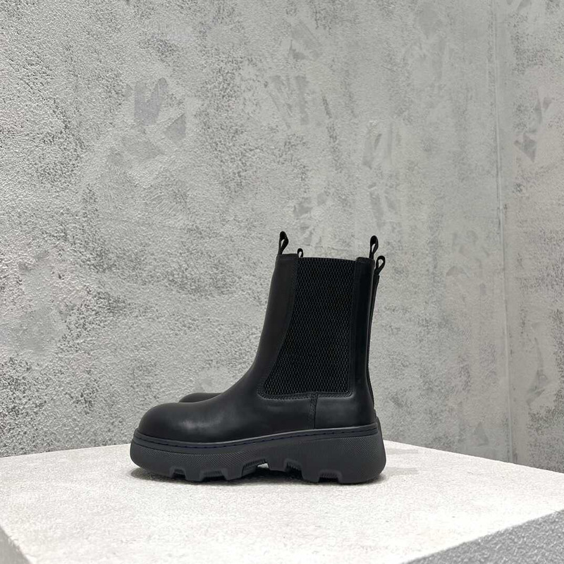 B**rry leather creeper chelsea boots black