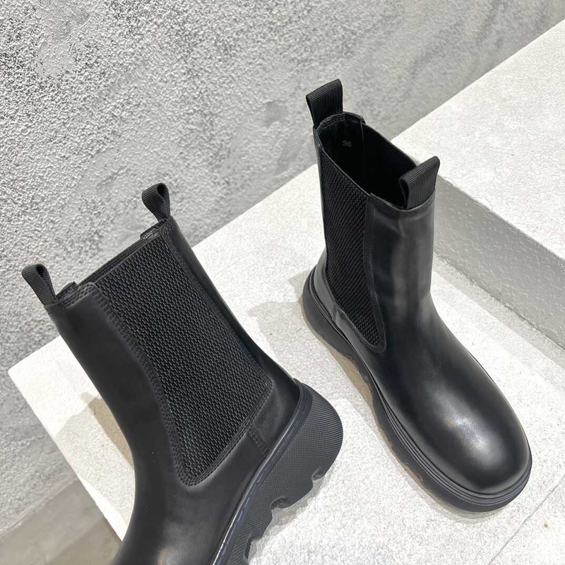 B**rry leather creeper chelsea boots black