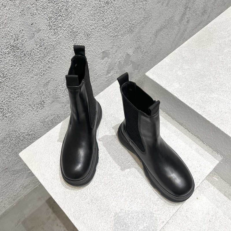 B**rry leather creeper chelsea boots black