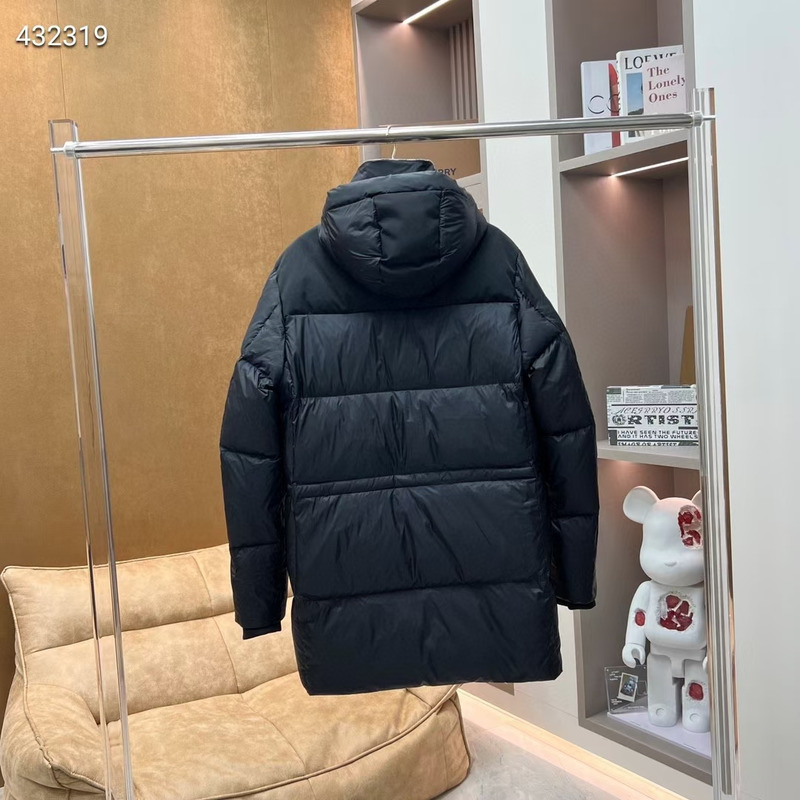 B**rry long down jacket black