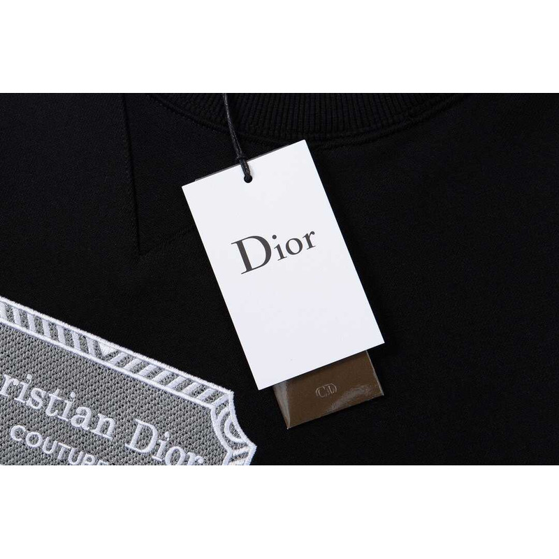 ch**an D*or couture sweatshirt black