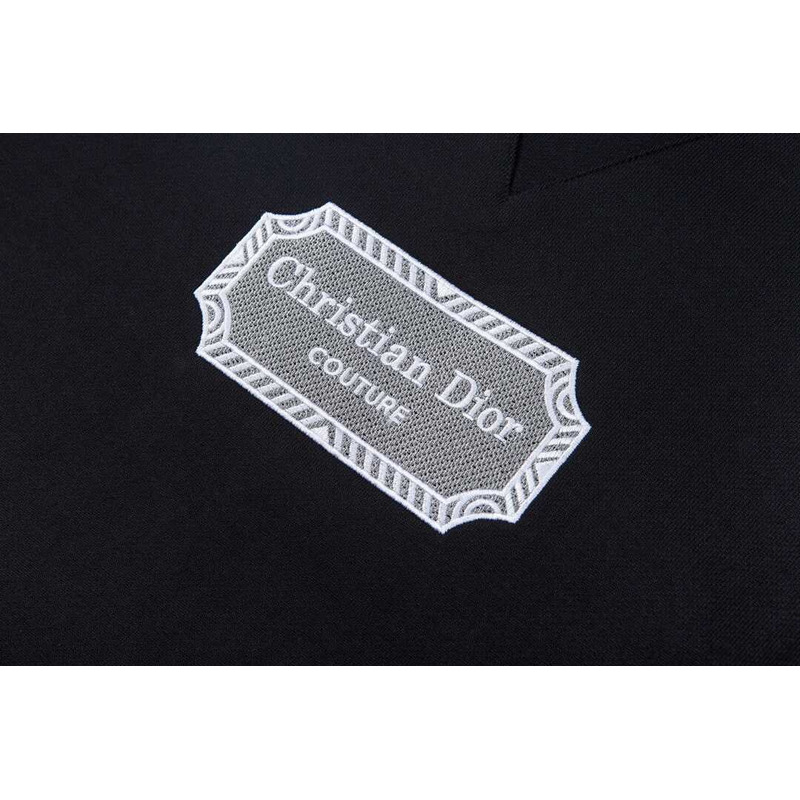 ch**an D*or couture sweatshirt black