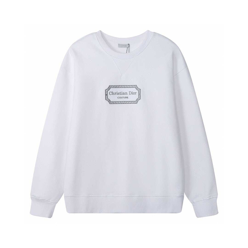 ch**an D*or couture sweatshirt white