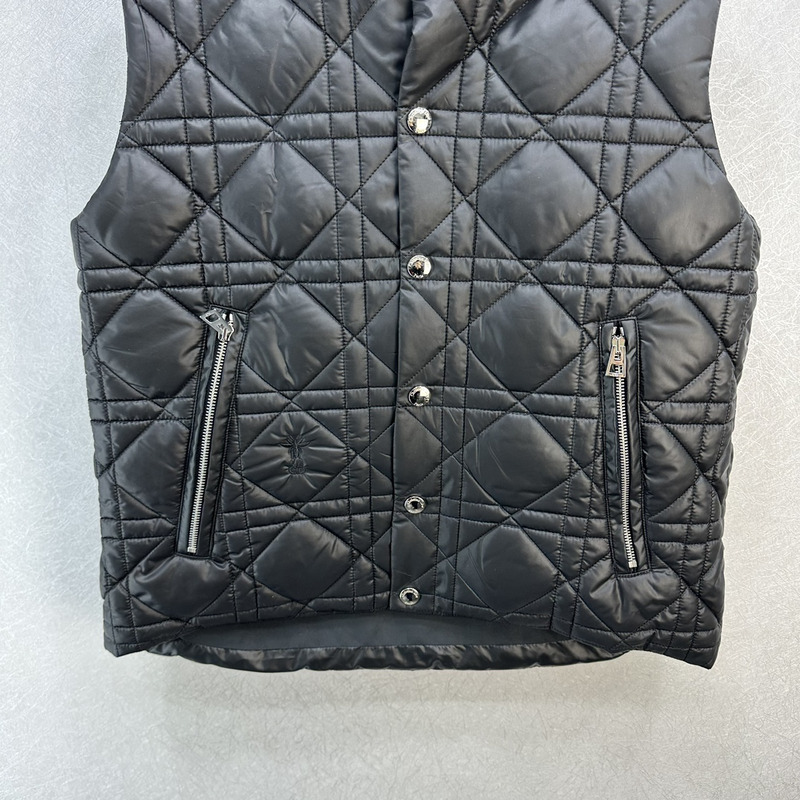 D*or D*oralps puffer vest cannage quilted technical taffeta black