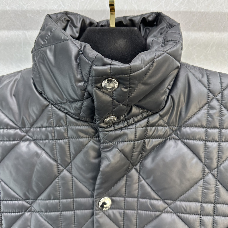 D*or D*oralps puffer vest cannage quilted technical taffeta black