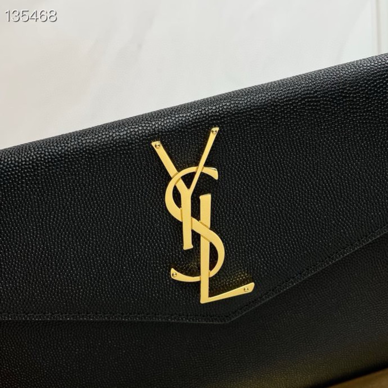 Saint Laurent Uptown Large Wallet Leather Black