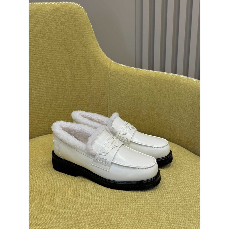 ch**an D*or boy loafer white calfskin