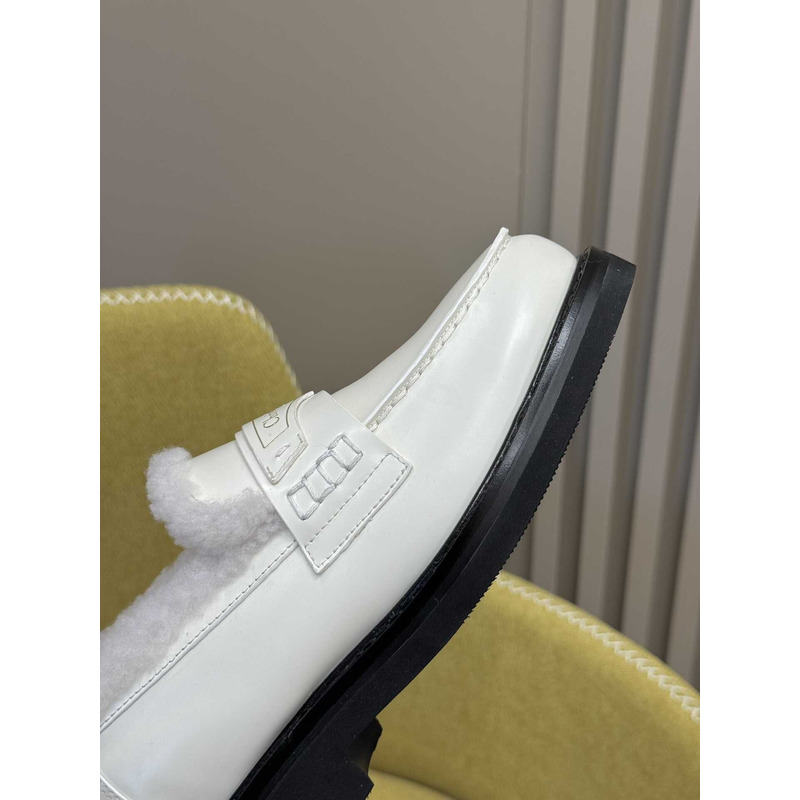 ch**an D*or boy loafer white calfskin