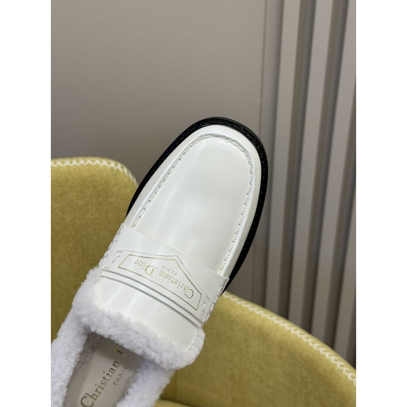 ch**an D*or boy loafer white calfskin