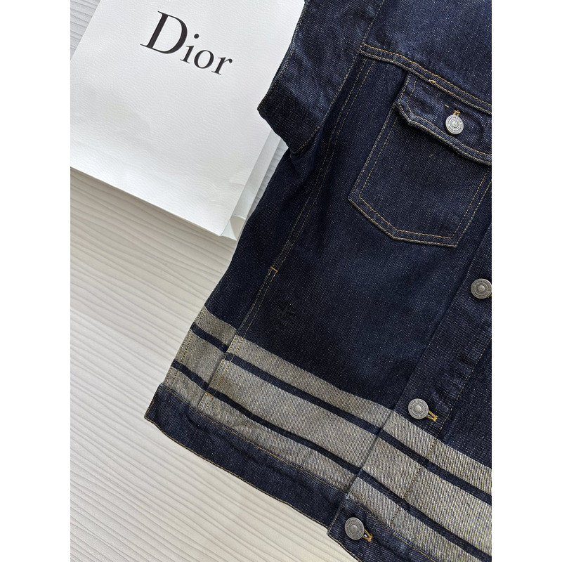 D*or couture jacket blue cotton denim