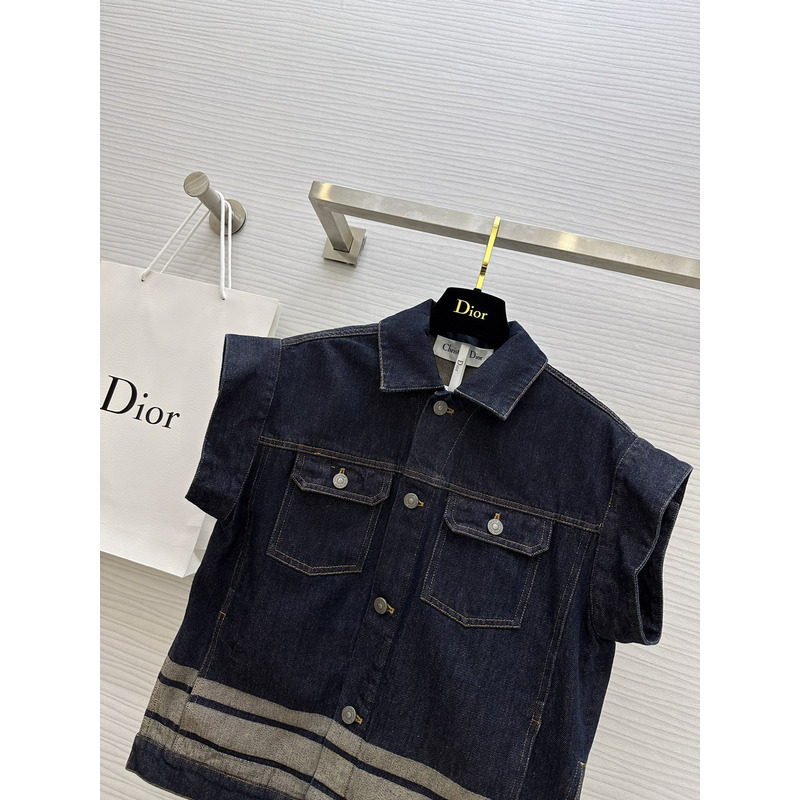 D*or couture jacket blue cotton denim