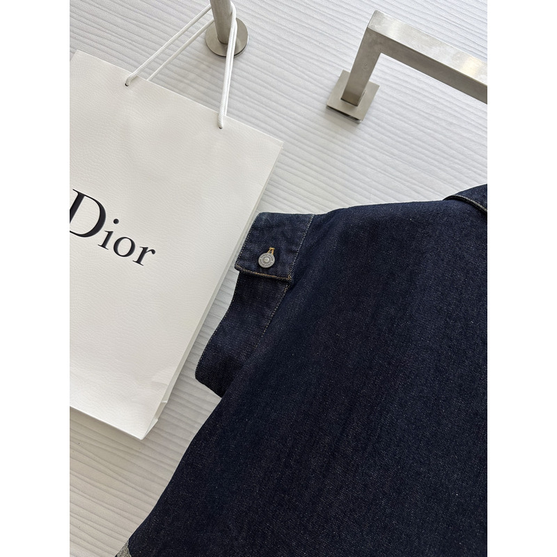 D*or couture jacket blue cotton denim