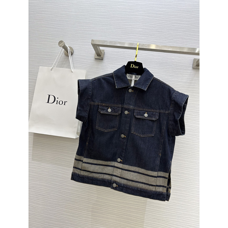 D*or couture jacket blue cotton denim