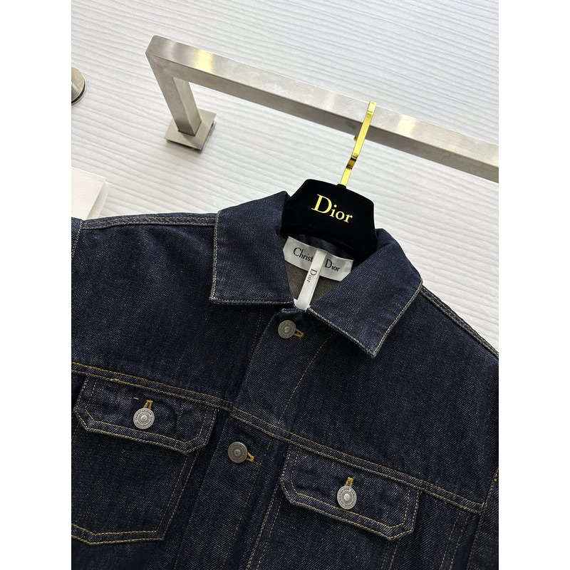 D*or couture jacket blue cotton denim