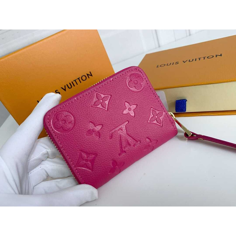 l**is V*t*n zippy coin purse padlock hot pink