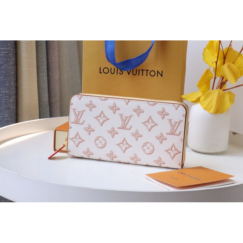 l**is V*t*n zippy wallet monogram canvas beige