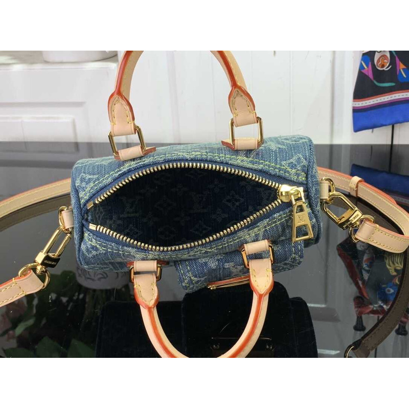 l**is V*t*n nano speedy denim blue