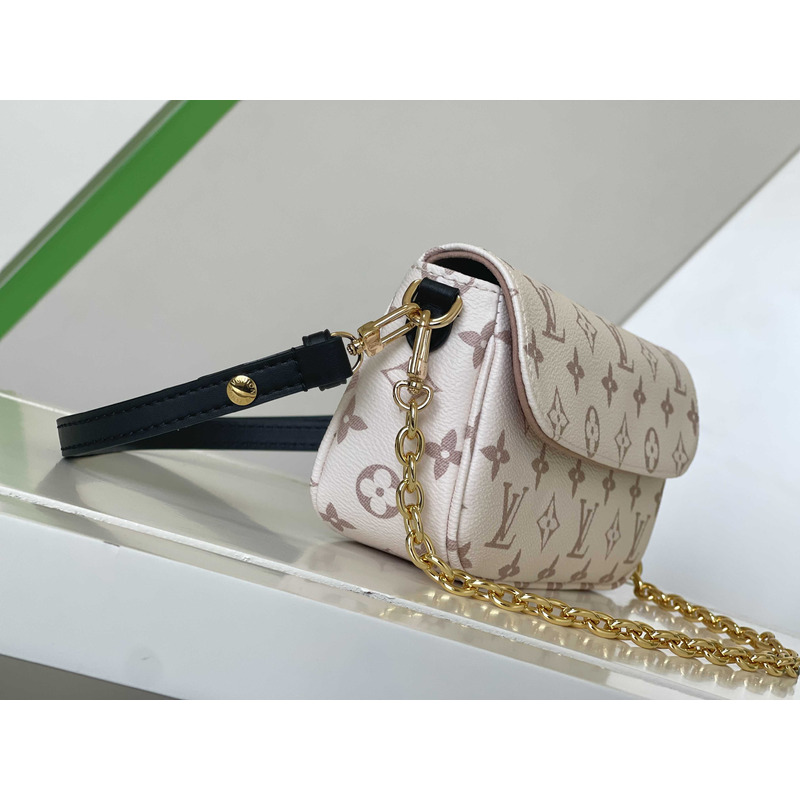 l**is V*t*n wallet on chain ivy shoulder bags monogram white