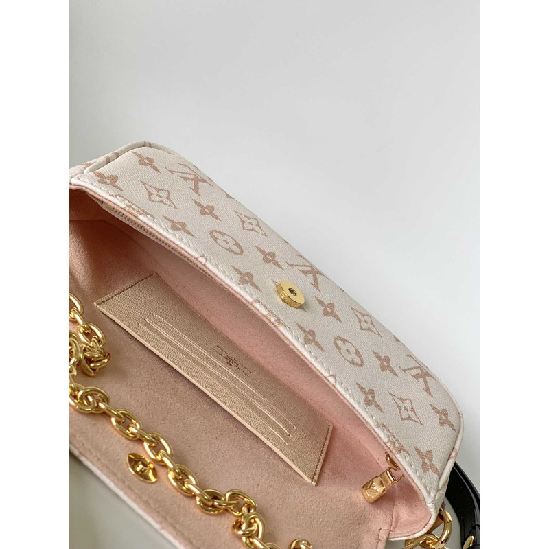 l**is V*t*n wallet on chain ivy shoulder bags monogram dune