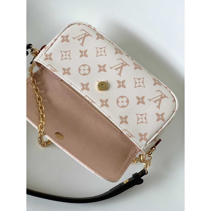 l**is V*t*n wallet on chain ivy shoulder bags monogram dune