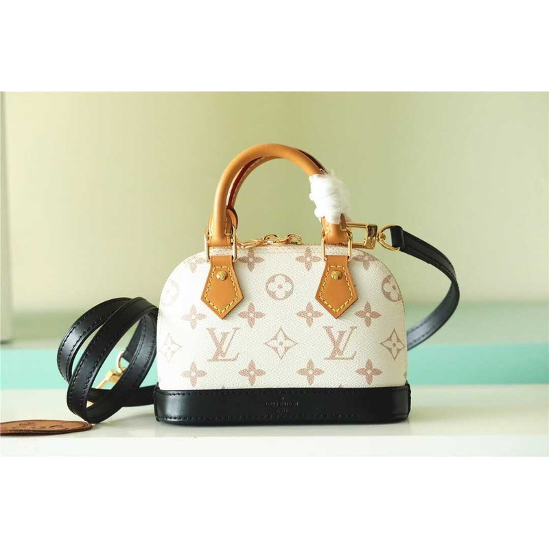 l**is V*t*n nano alma handbag monogram dune and black