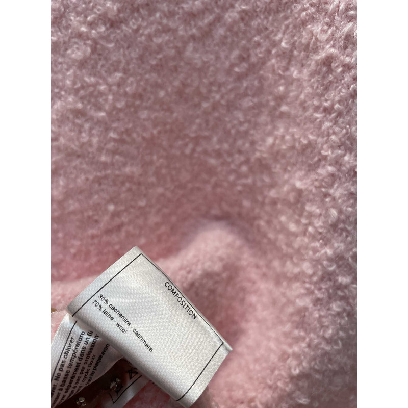 Ch*el wool jacket pink