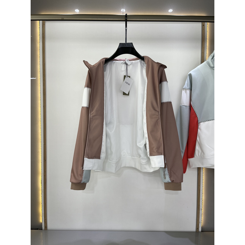 D*or bomber jacket beige grey and white