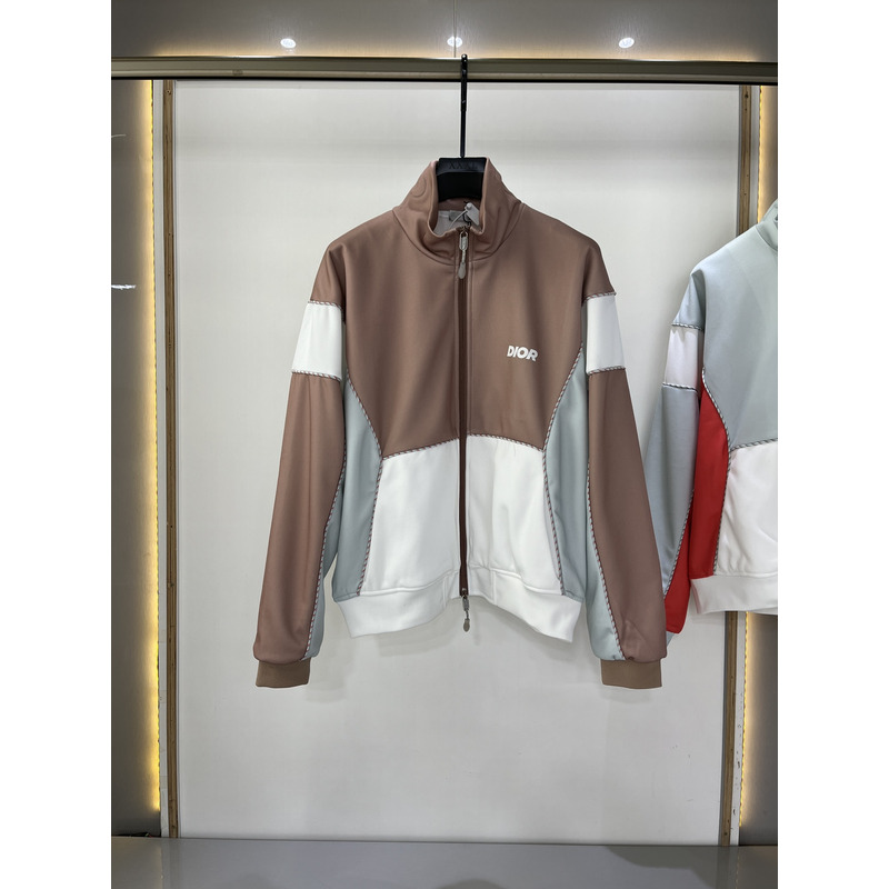 D*or bomber jacket beige grey and white