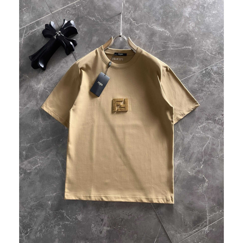 F**di logo t-shirt beige