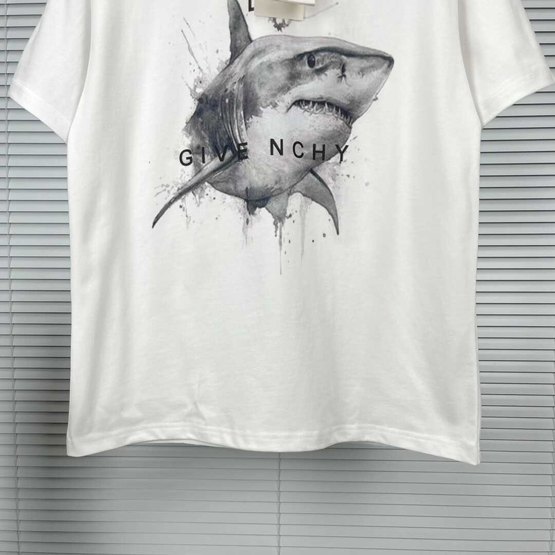 Givenchy Shark T-Shirt White