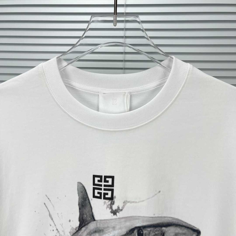 Givenchy Shark T-Shirt White