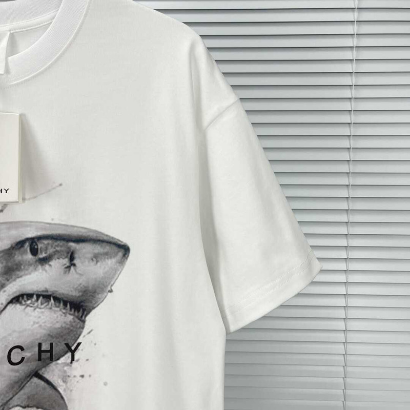 Givenchy Shark T-Shirt White