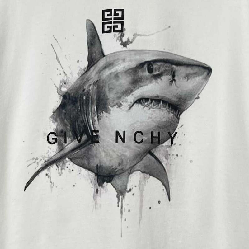 Givenchy Shark T-Shirt White