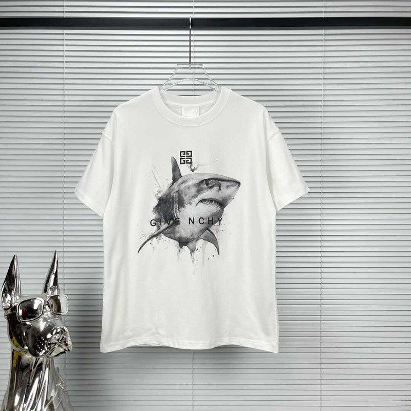 Givenchy Shark T-Shirt White