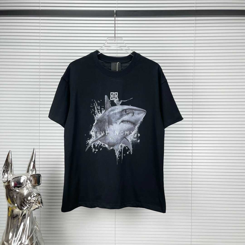 Givenchy Shark T-Shirt Black