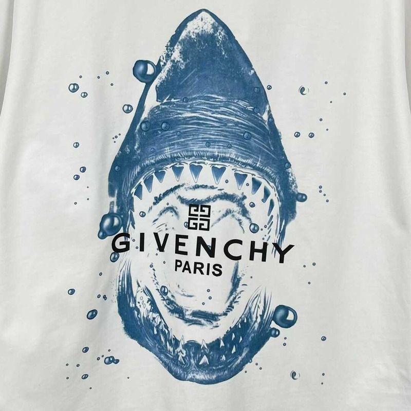 Givenchy Shark T-Shirt White