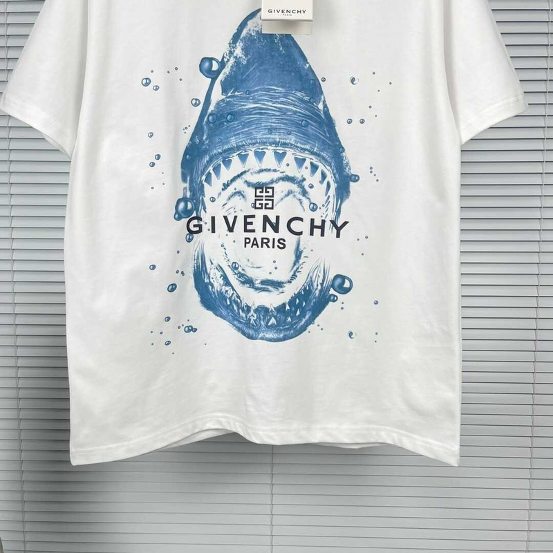 Givenchy Shark T-Shirt White