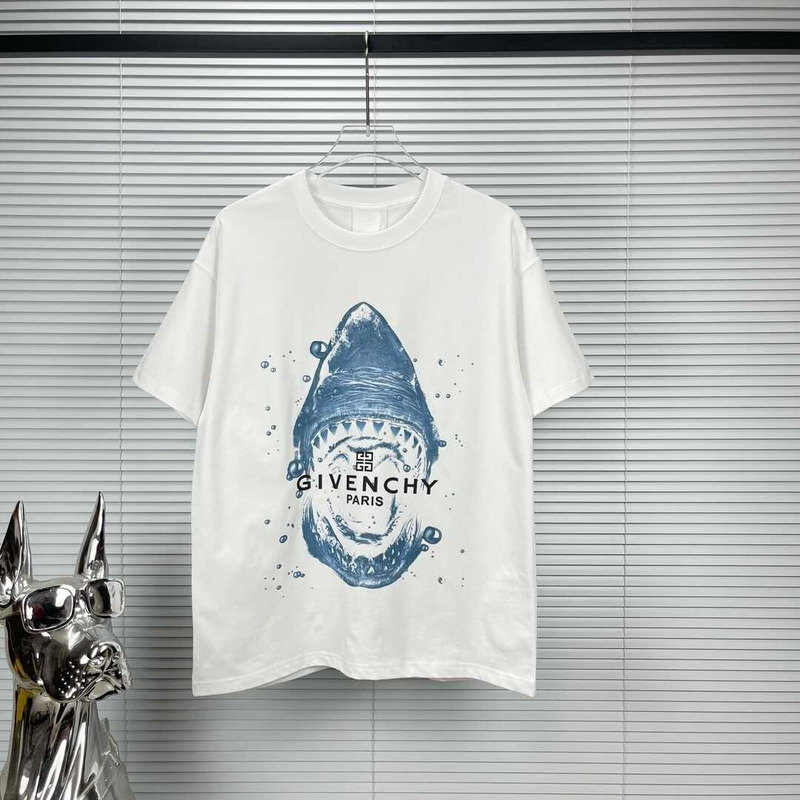 Givenchy Shark T-Shirt White