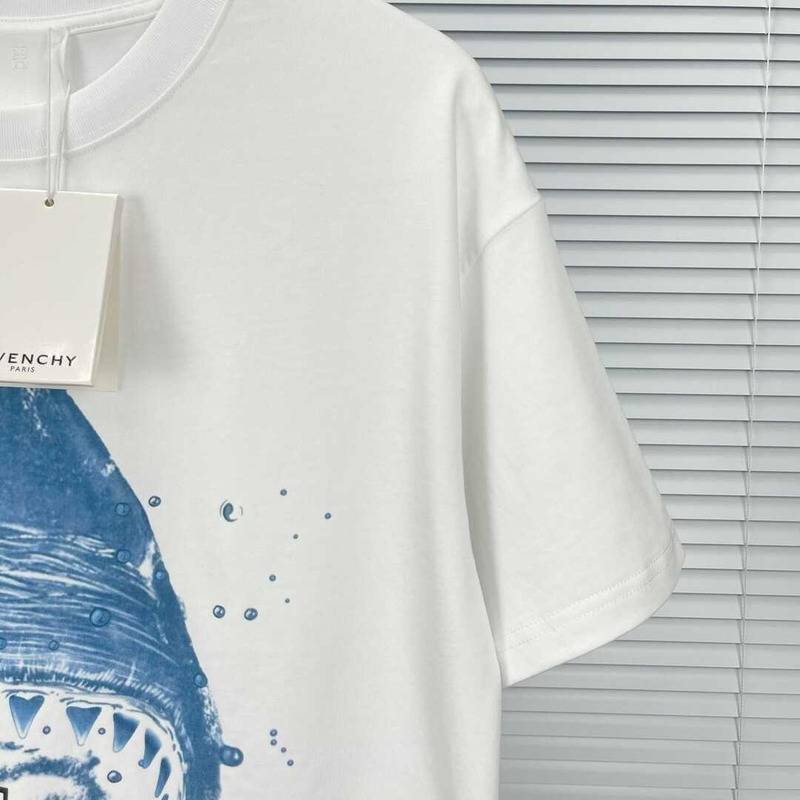 Givenchy Shark T-Shirt White