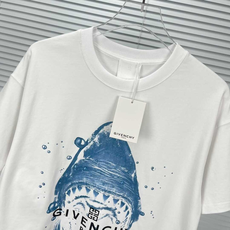 Givenchy Shark T-Shirt White