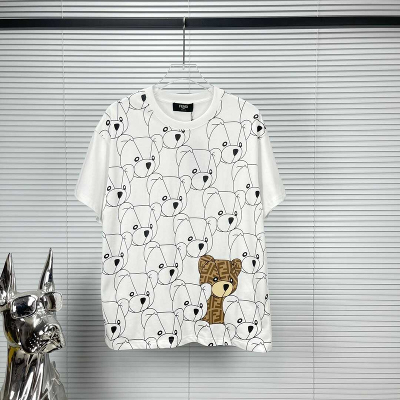 F**di bear t-shirt white