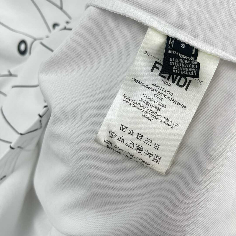 F**di bear t-shirt white