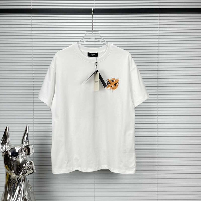 F**di cotton t-shirt white