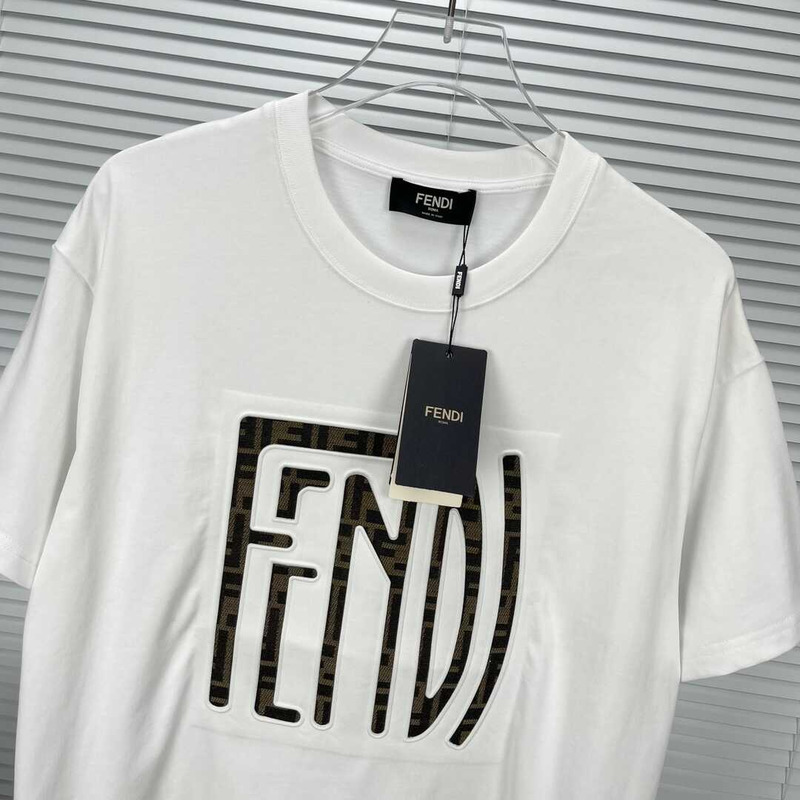 F**di cotton t-shirt white