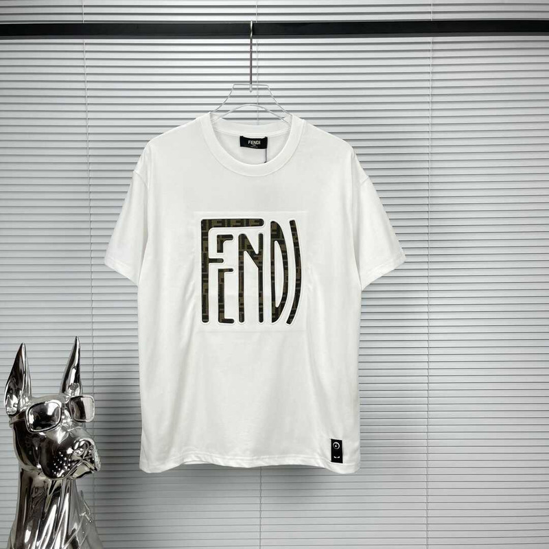 F**di cotton t-shirt white