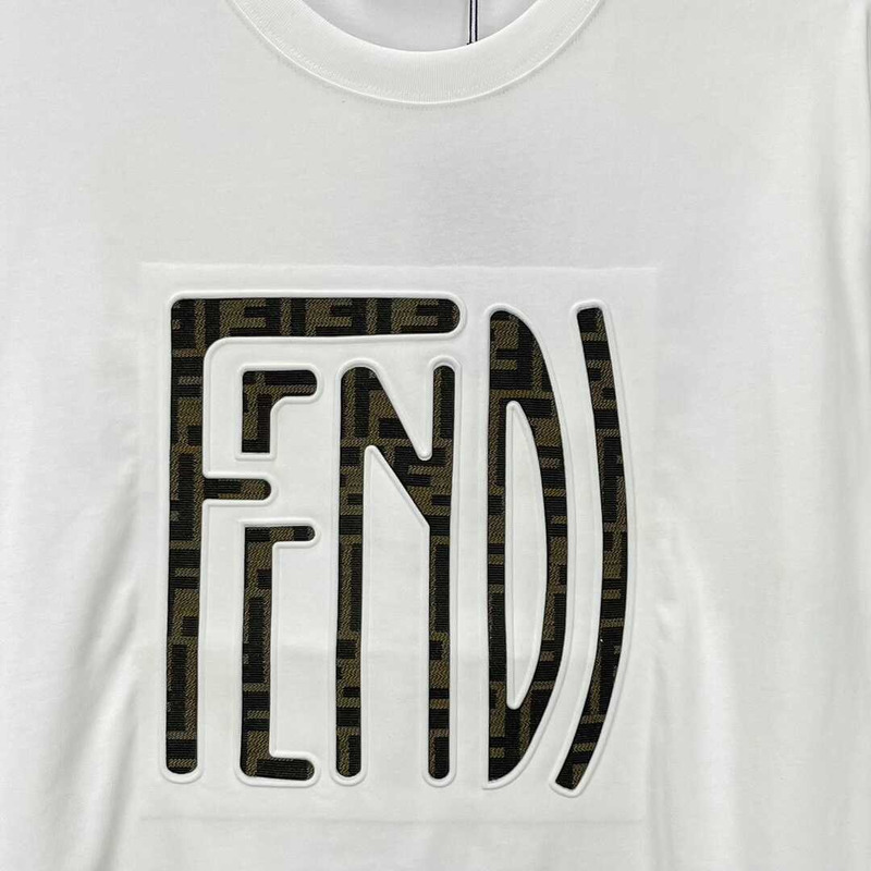 F**di cotton t-shirt white