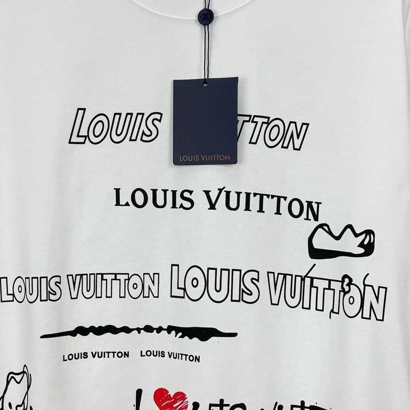 l**is V*t*n x nocimh“double logo” t-shirt white