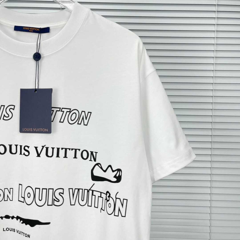 l**is V*t*n x nocimh“double logo” t-shirt white