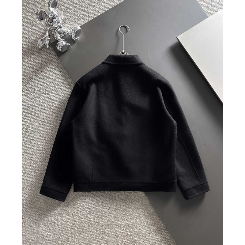 Pra*a button-up jacket  black